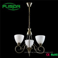 Moroccan White Glass Chandelier Down Lamp Lighting